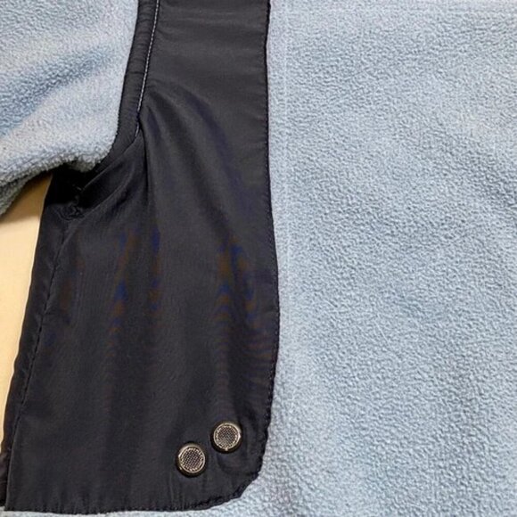 Ecko UNLTD Men's Full Zip X-Large Baby Blue Navy Rhino Logo Mock Neck Fleece GUC - Picture 9 of 15